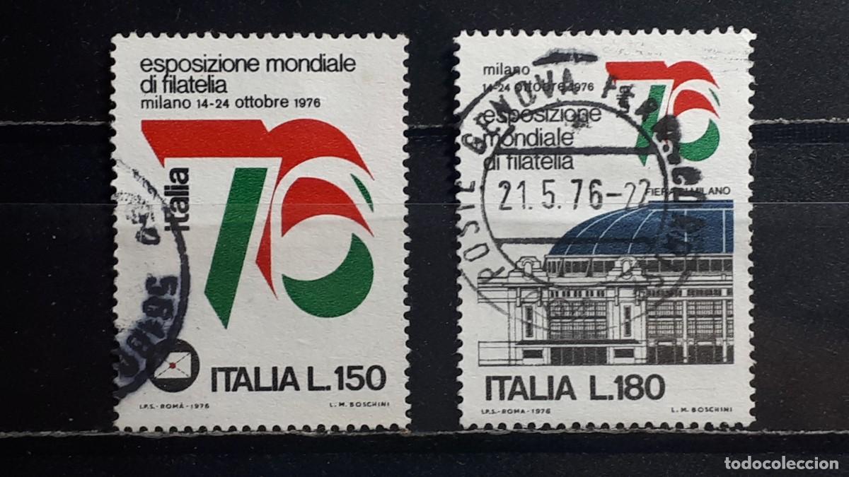 Sellos: ITALIA. A&Ntilde;O 1976. &deg;. YVERT 1255/6