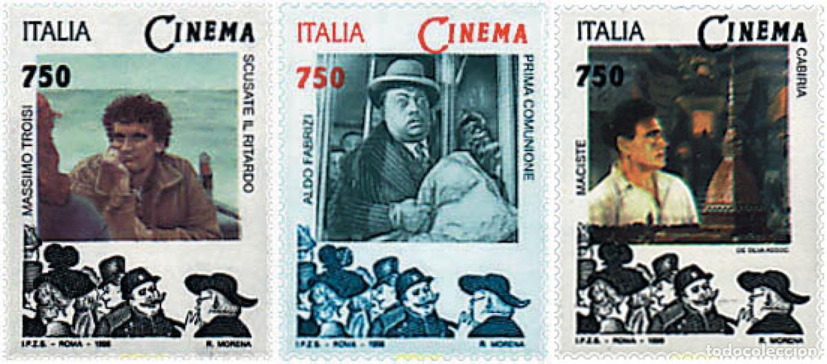 Sellos: 55313 MNH ITALIA 1996 CENTENARIO DEL CINE ITALIANO