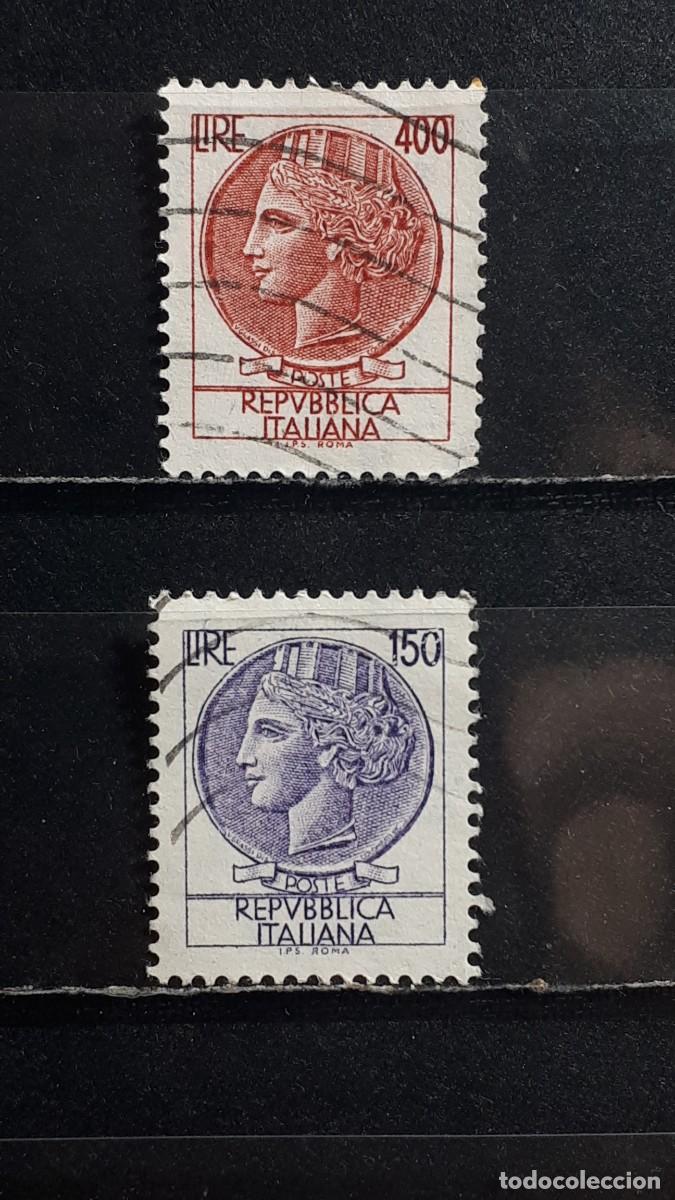 Sellos: ITALIA. A&Ntilde;O 1976. &deg;. YVERT 1257/8