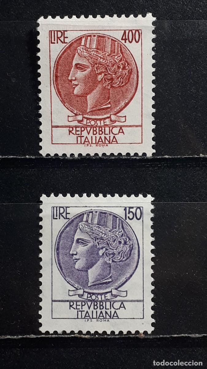 Sellos: ITALIA. A&Ntilde;O 1976. *. YVERT 1257/8