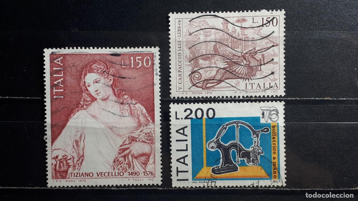 Sellos: ITALIA. A&Ntilde;O 1976. *. YVERT 1270, 1271, 1276