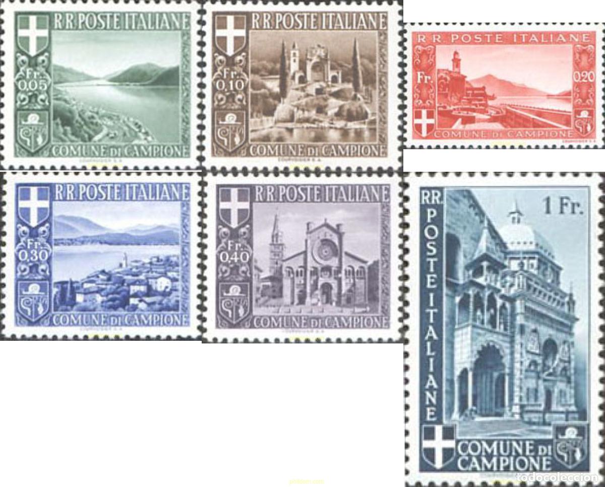 Sellos: 677482 MNH ITALIA. Campione 1944 PAISAJES Y VISTAS