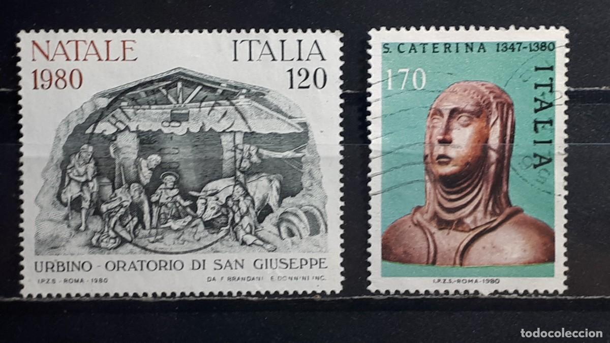 Sellos: ITALIA. A&Ntilde;O 1980. &deg;. YVERT 1418, 1470,