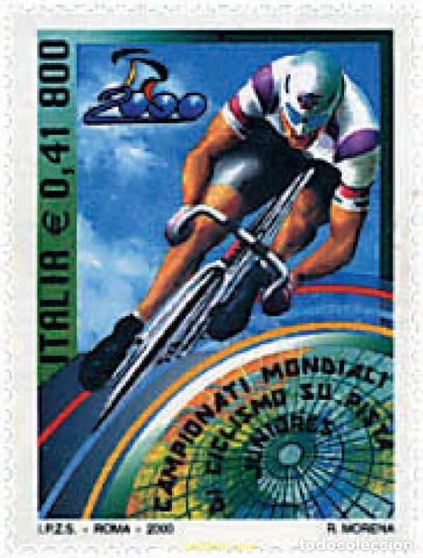 Sellos: 56022 MNH ITALIA 2000 CAMPEONATOS DEL MUNDO DE CICLISMO SOBRE PISTA
