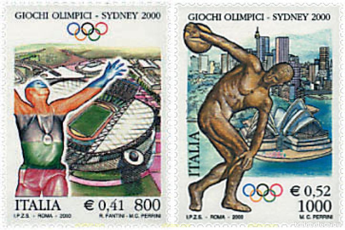Sellos: 67128 MNH ITALIA 2000 27 JUEGOS OLIMPICOS VERANO SYDNEY 2000