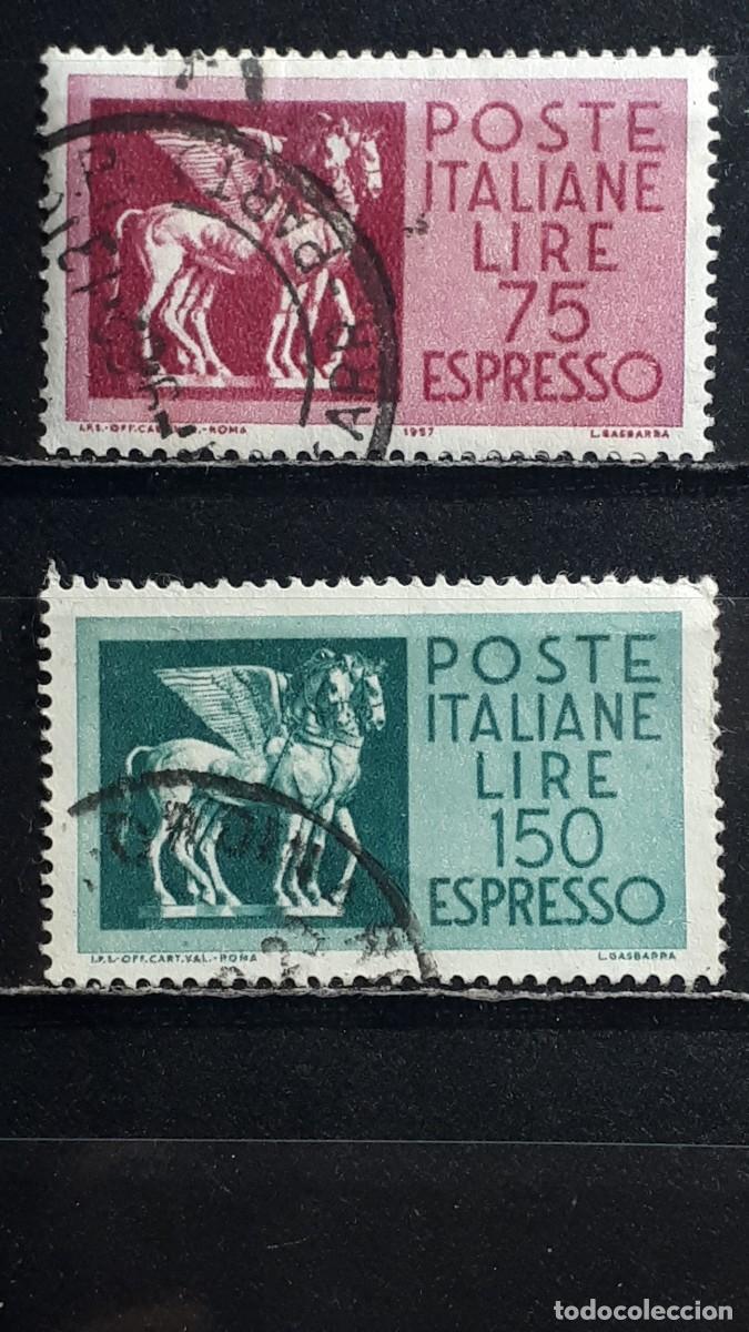 Francobolli: ITALIA. A&Ntilde;O 1946. &deg;. YVERT urgente, 43/4