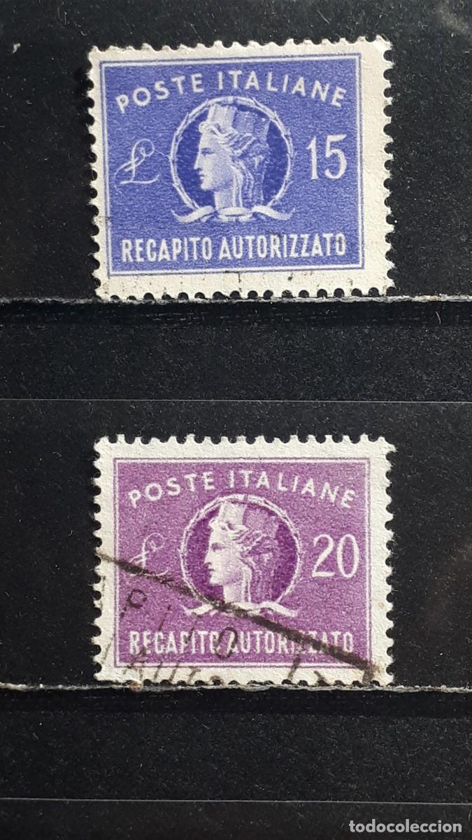 Francobolli: ITALIA. A&Ntilde;O 1949. &deg;. YVERT urgente, 36/7. Bien CENTRADO