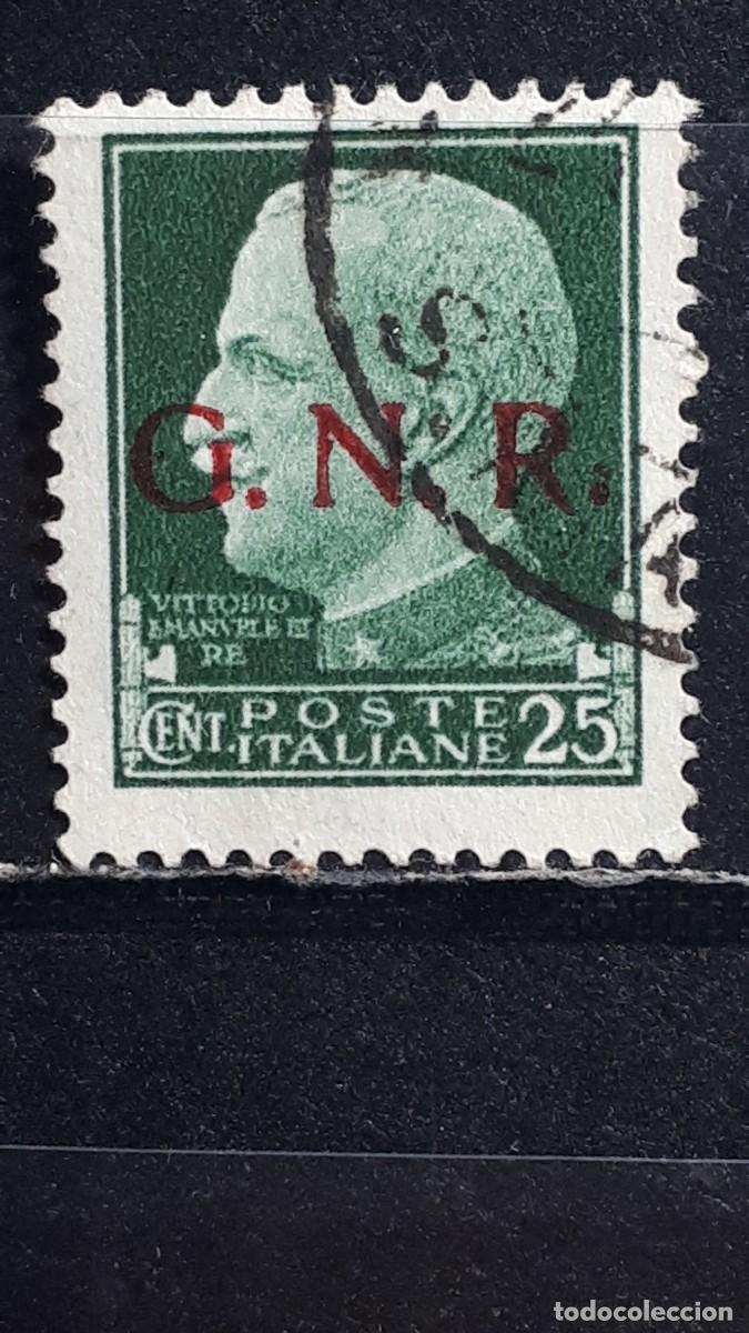Timbres: ITALIA. R. SOCIAL. A&Ntilde;O 1944. &deg;. YVERT 5