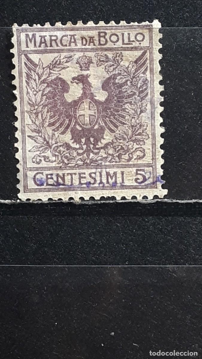 Sellos: ITALIA. A&Ntilde;O 1905. &deg;. FISCAL