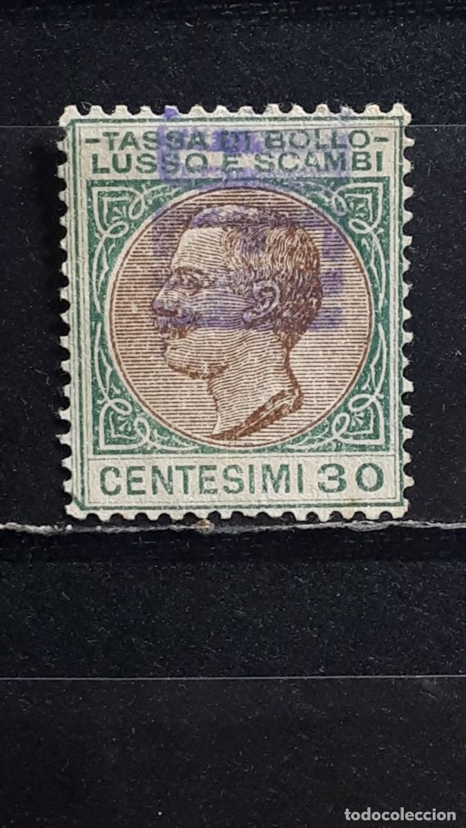 Sellos: ITALIA. A&Ntilde;O 1921. &deg;. FISCAL