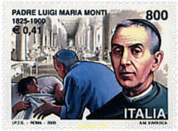 Briefmarken: 65657 MNH ITALIA 2000 PADRE LUIS MARIA MONTI