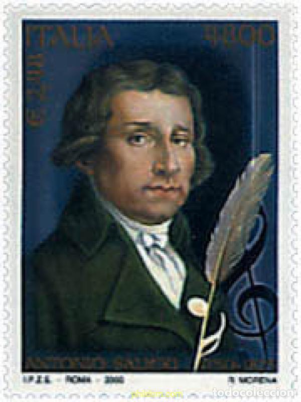 Briefmarken: 134985 MNH ITALIA 2000 250 ANIVERSARIO DEL COMPOSITOR ANTONIO SALIERI