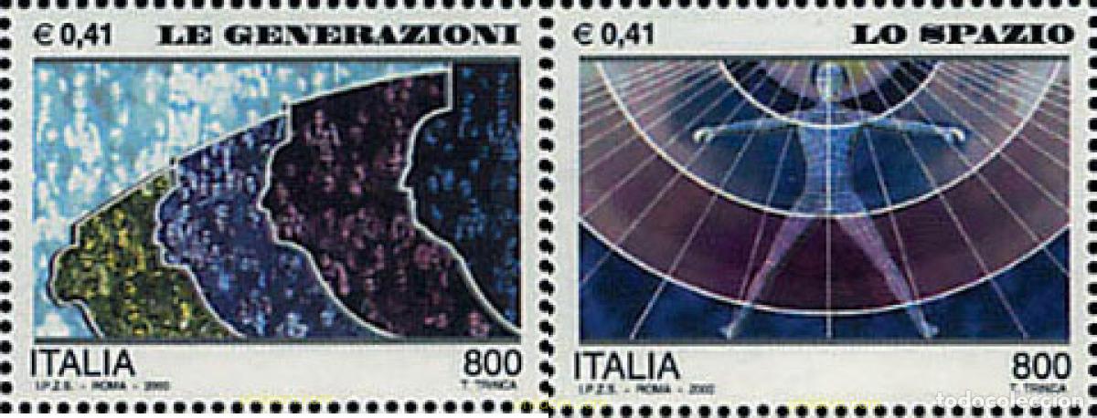 Briefmarken: 135005 MNH ITALIA 2000 EVENTOS DEL A&Ntilde;O 2000