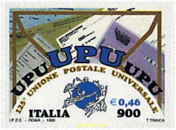 Stamps: 67123 MNH ITALIA 1999 125 ANIVERSARIO DE LA UPU