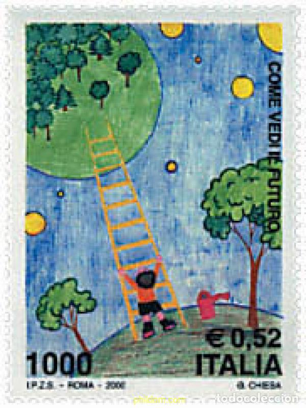 Briefmarken: 58837 MNH ITALIA 2000 CONCURSO MUNDIAL DE DIBUJOS INFANTILES SOBRE EL FUTURO