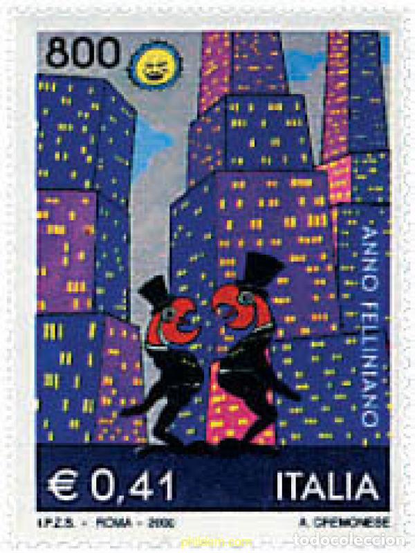 Briefmarken: 58840 MNH ITALIA 2000 80 ANIVERSARIO DEL NACIMIENTO DE FEDERICO FELLINI