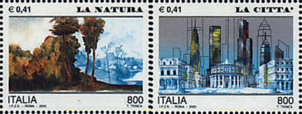 Stamps: 135003 MNH ITALIA 2000 EVENTOS DEL A&Ntilde;O 2000