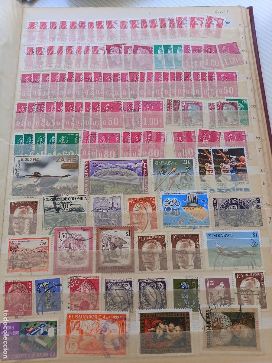 Stamps: Lote de sellos mundiales
