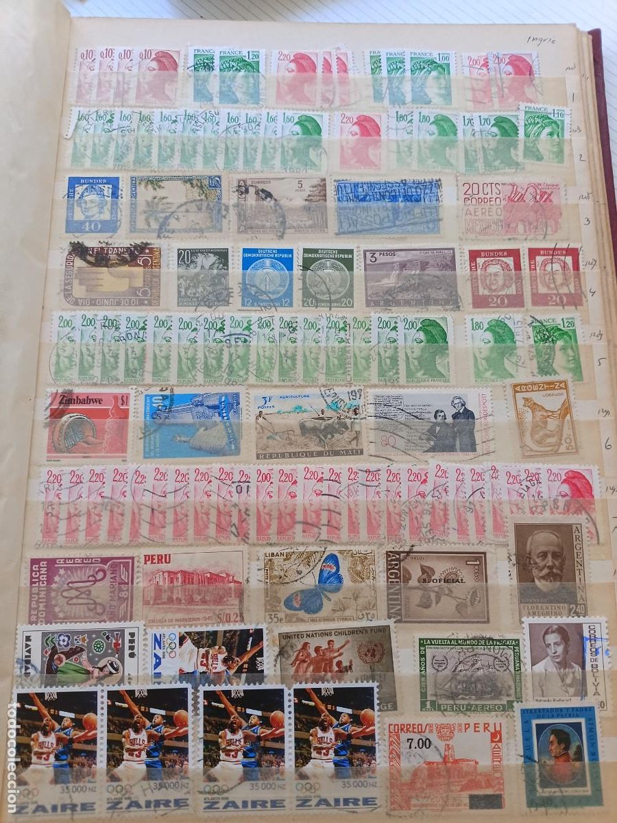 Stamps: Lote de sellos mundiales