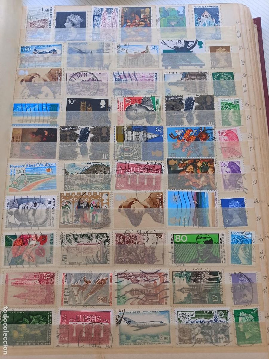 Selos: Lote de sellos mundiales, Francia, etc.