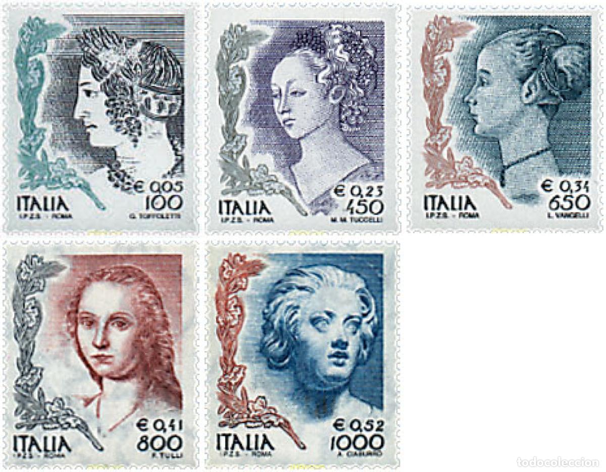 Stamps: 65949 MNH ITALIA 1999 LA MUJER EN EL ARTE