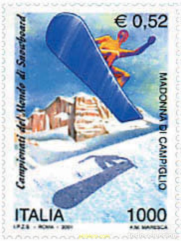Francobolli: 66789 MNH ITALIA 2001 CAMPEONATO DEL MUNDO DE SNOWBOARD