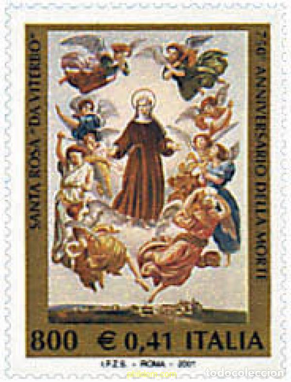 Briefmarken: 72257 MNH ITALIA 2001 750 ANIVERSARIO DE LA MUERTE DE SANTA ROSA DE VITERBO
