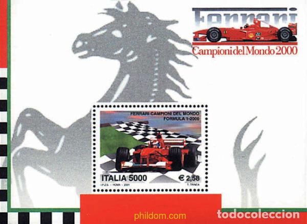 Briefmarken: 72258 MNH ITALIA 2001 FERRARI CAMPEON DEL MUNDO DE F1