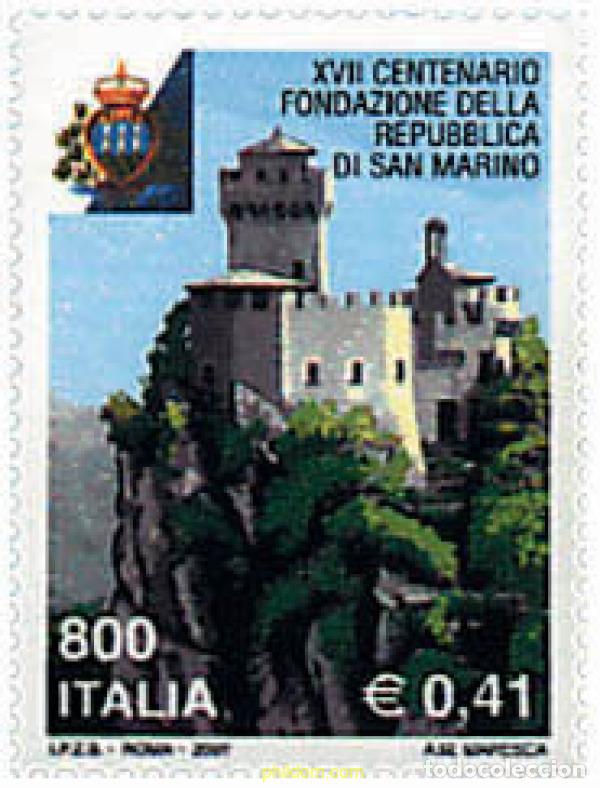 Sellos: 78232 MNH ITALIA 2001 1700 A&Ntilde;OS DE SAN MARINO