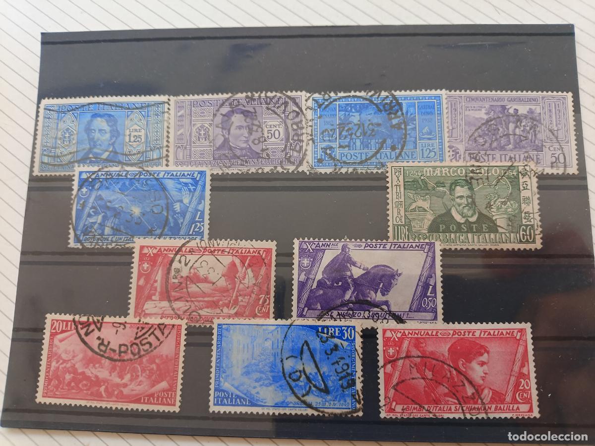 Sellos: Italia. Lote de sellos antiguos