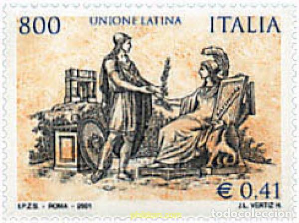Sellos: 81285 MNH ITALIA 2001 UNION LATINA