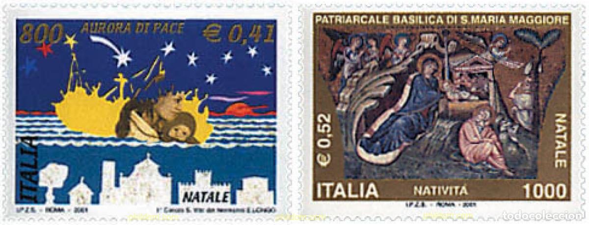 Sellos: 88482 MNH ITALIA 2001 NAVIDAD