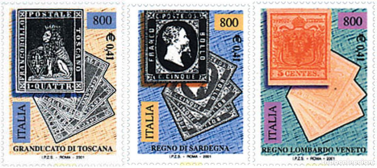 Sellos: 81281 MNH ITALIA 2001 150 ANIVERSARIO DEL SELLO ANTES DE LA UNIFICACION