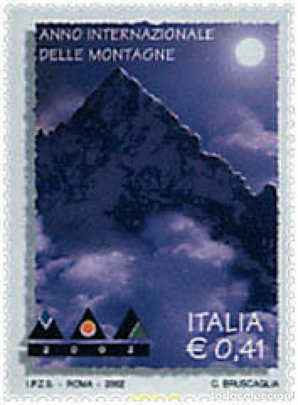 Sellos: 88487 MNH ITALIA 2002 A&Ntilde;O INTERNACIONAL DE LAS MONTA&Ntilde;AS