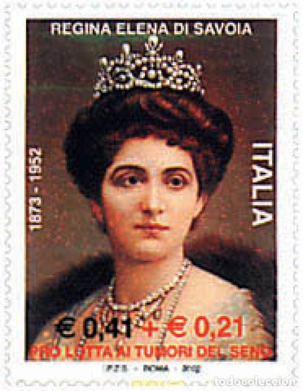 Francobolli: 88489 MNH ITALIA 2002 50 ANIVERSARIO DE LA MUERTE DE LA REINA HELENA DE SAVOIA