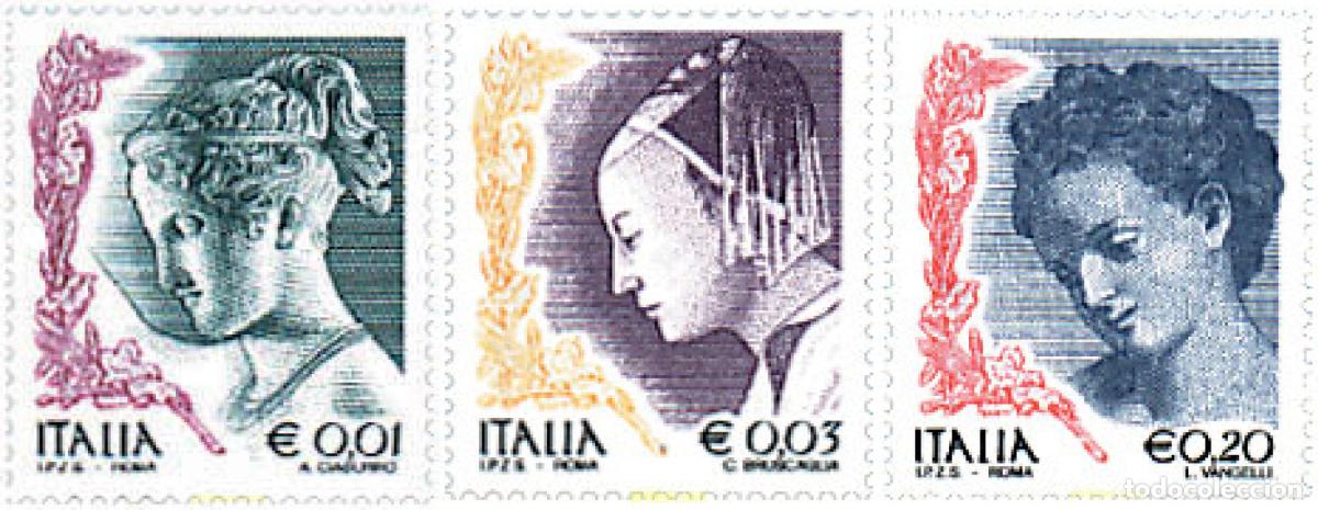 Francobolli: 88488 MNH ITALIA 2002 LA MUJER EN EL ARTE