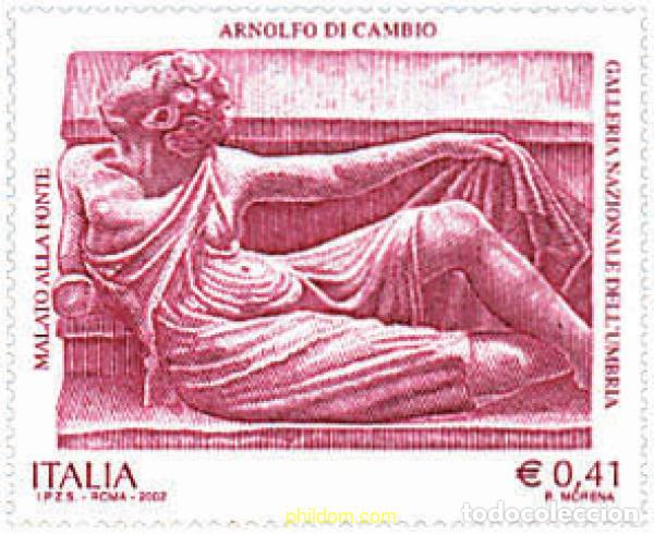 Sellos: 89348 MNH ITALIA 2002 700 ANIVERSARIO DEL NACIMIENTO DE ARNOLFO DI CAMBIO