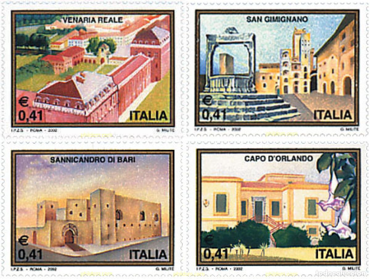 Selos: 89764 MNH ITALIA 2002 TURISMO