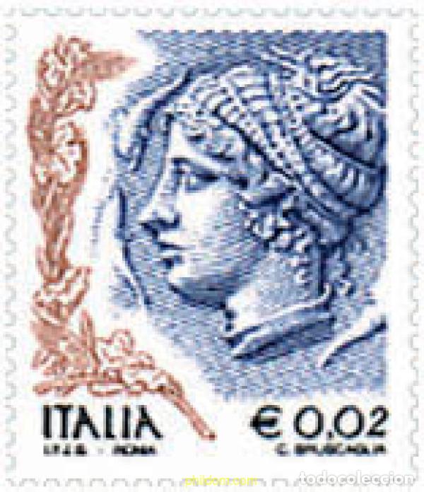Selos: 216837 MNH ITALIA 2002 LA MUJER EN EL ARTE