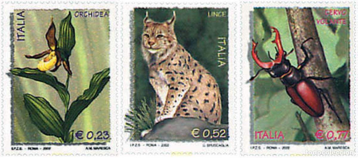 Sellos: 98666 MNH ITALIA 2002 NATURALEZA Y MEDIO AMBIENTE