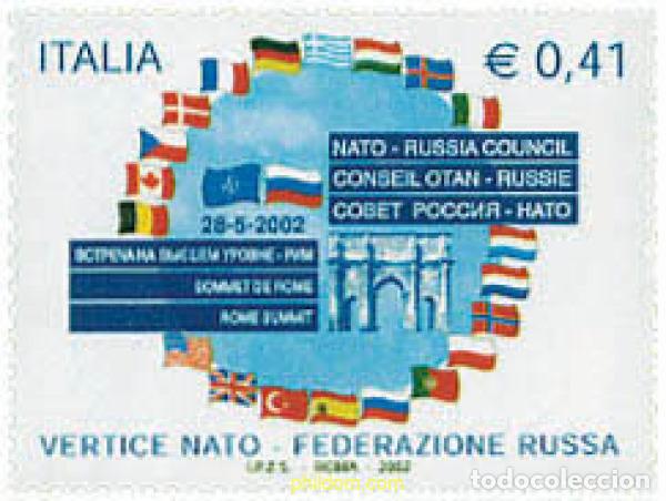 Sellos: 99115 MNH ITALIA 2002 CIMERA DE LA OTAN