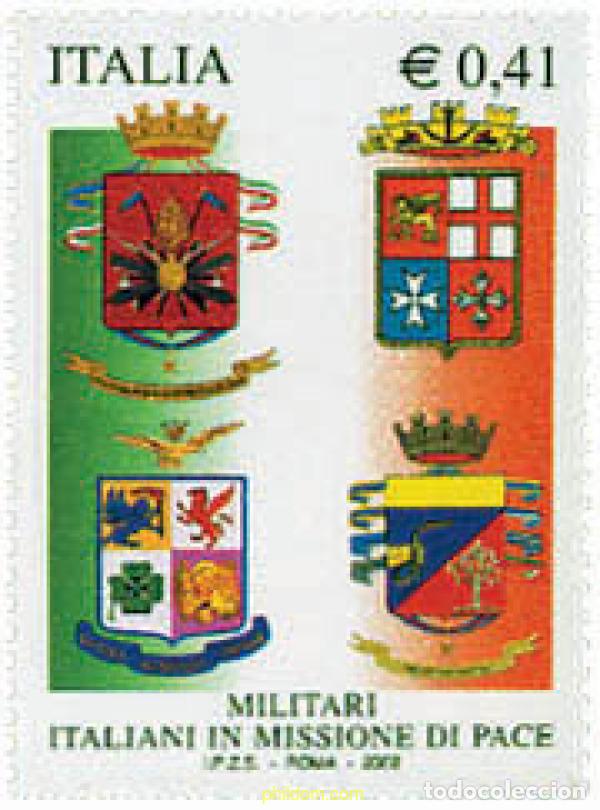Sellos: 99117 MNH ITALIA 2002 MILITARES ITALIANOS EN MISION DE PAZ