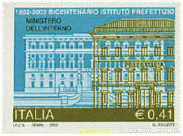 Sellos: 99124 MNH ITALIA 2002 200 A&Ntilde;OS DEL INSTITUTO PREFECTORAL Y DEL MINISTERIO DEL INTERIOR