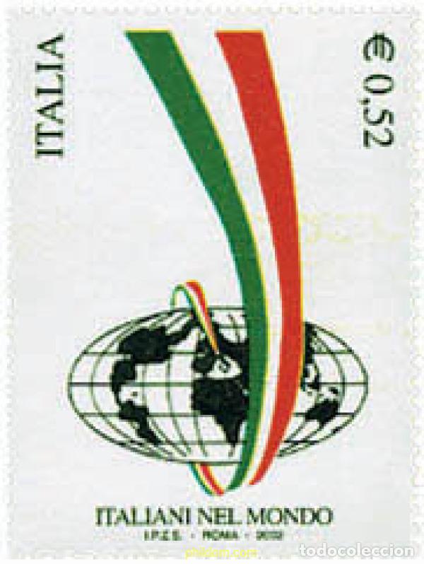 Sellos: 100553 MNH ITALIA 2002 LOS ITALIANOS EN EL MUNDO