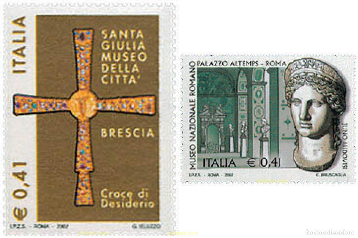 Sellos: 101937 MNH ITALIA 2002 TESOROS DEL MUSEO Y EL ARCHIVO NACIONAL