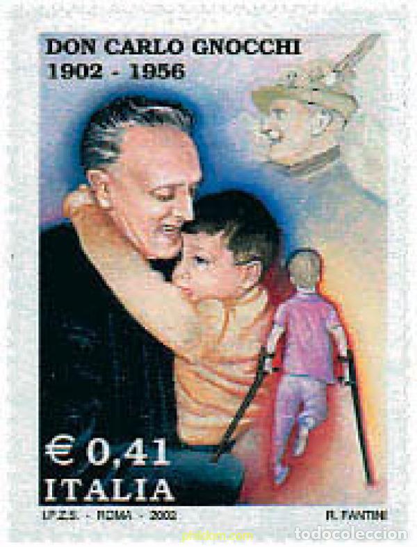 Sellos: 102607 MNH ITALIA 2002 CENTENARIO DEL NACIMIENTO DE DON CARLO GNOCCHI