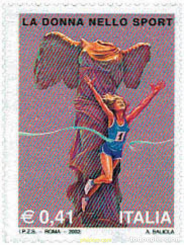Sellos: 110690 MNH ITALIA 2002 LA MUJER EN EL DEPORTE
