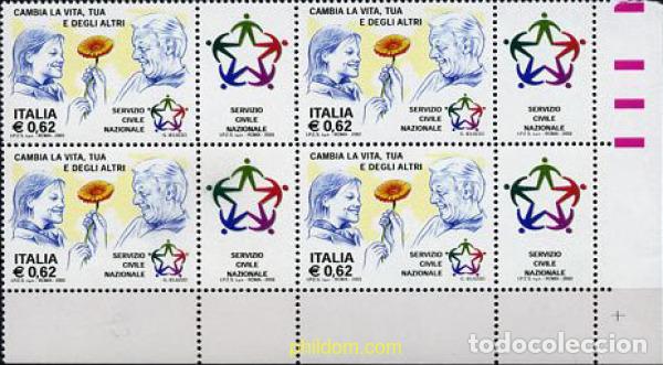 Sellos: 217042 MNH ITALIA 2003 SERVICIO CIVIL NACIONAL