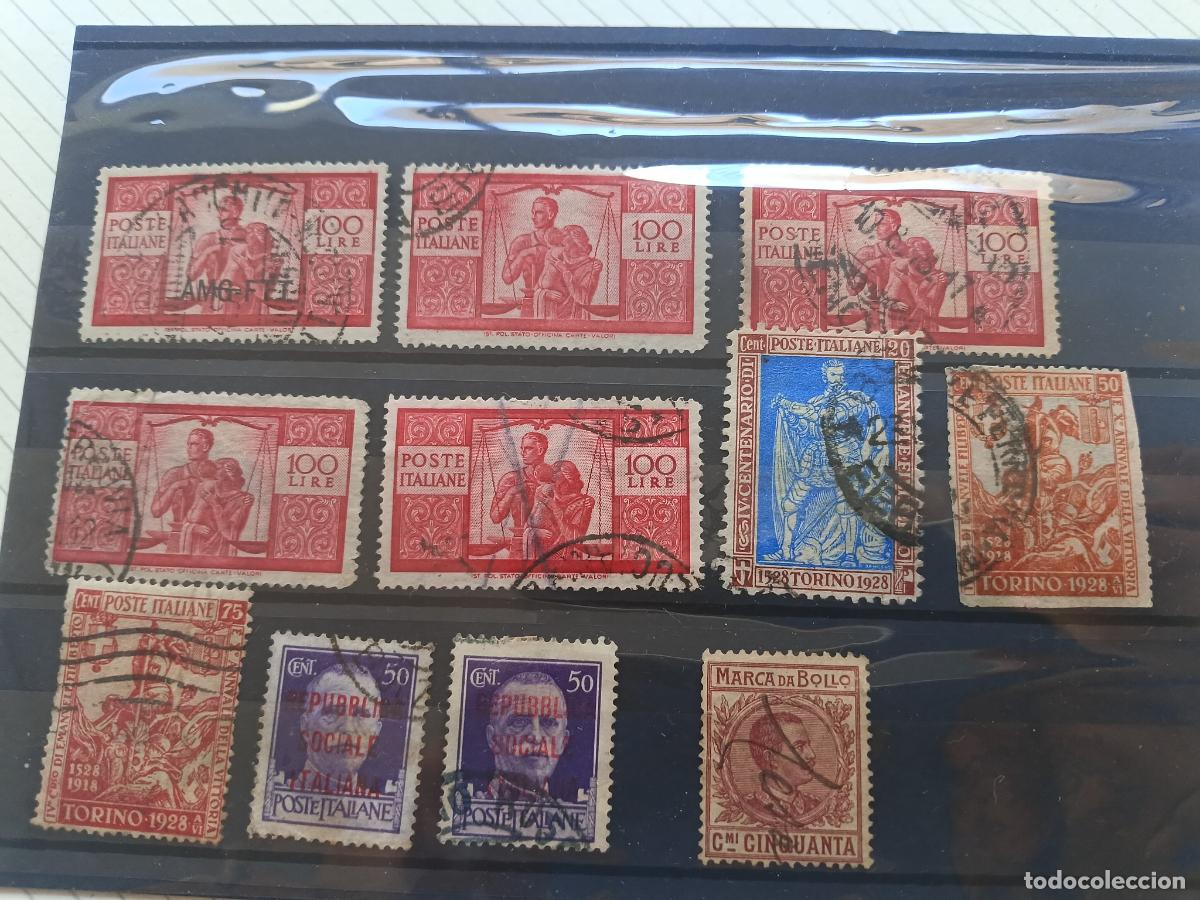 Sellos: Italia. Lote de sellos antiguos