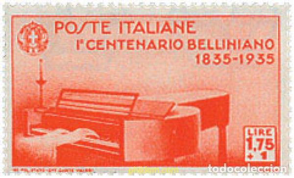 Sellos: 598455 MNH ITALIA 1935 CENTENARIO DE LA MUERTE DE VINCENZO BELLINI